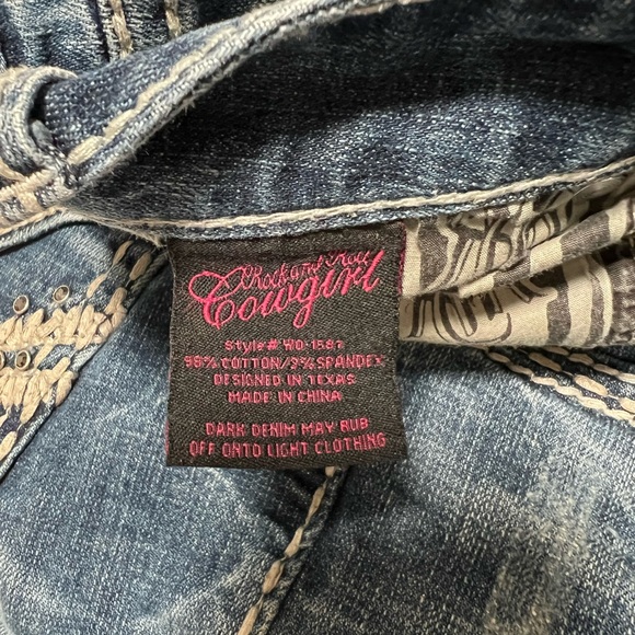 Rock & Roll Cowgirl Low-Rise Boot Cut Jeans - Picture 6 of 11